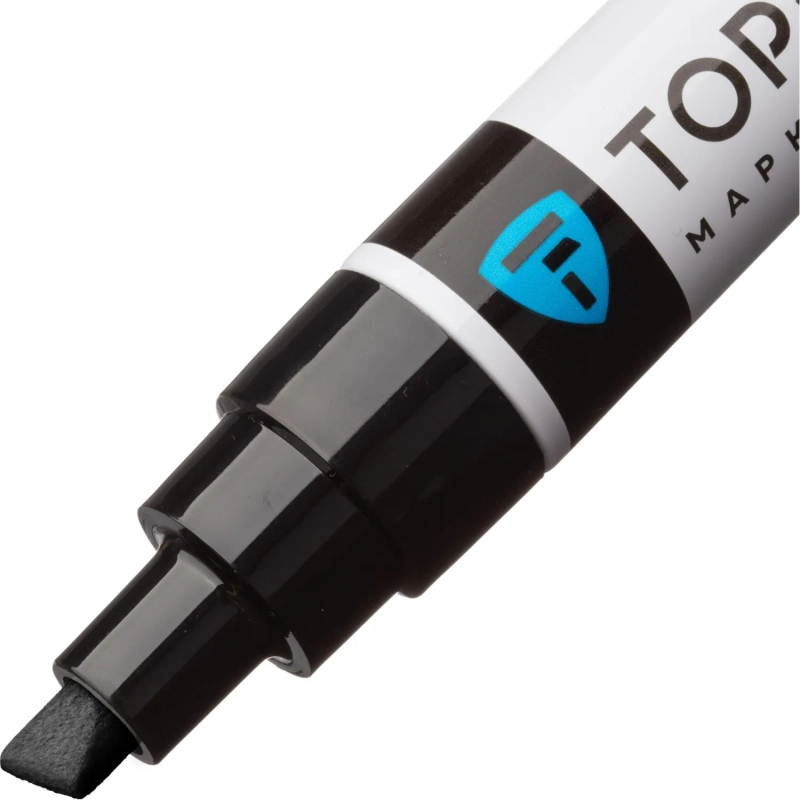 Маркер лаковый Topfort Industrial 8 мм черный