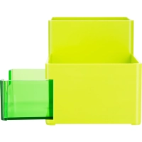 Подставка-органайзер Deli Rio EZ25150, 1 выдвижной лоток, 3 отд, зеленый