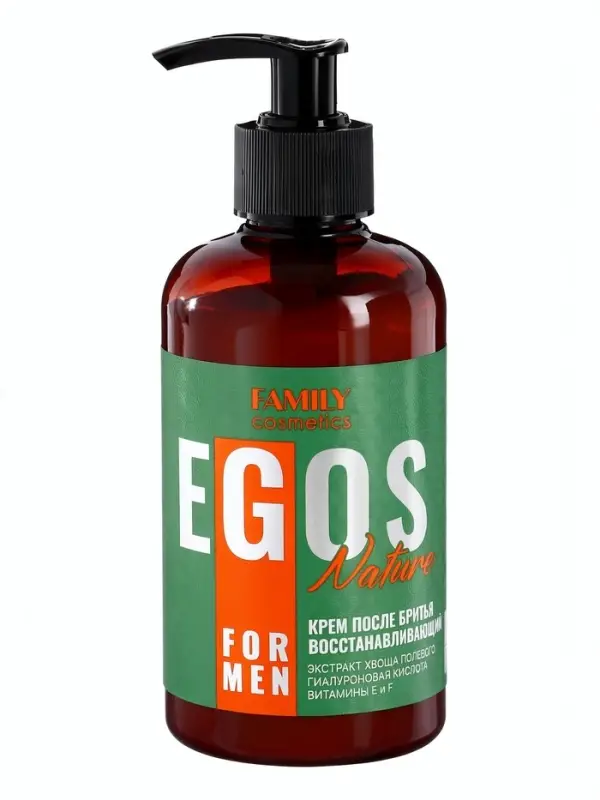Крем после бритья Nature EGOS for men восстанавливающий, 285 мл