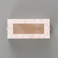 Коробка подарочная с окном &laquo;С любовью&raquo;, 12&times;5.5&times;5.5 см, самосборная