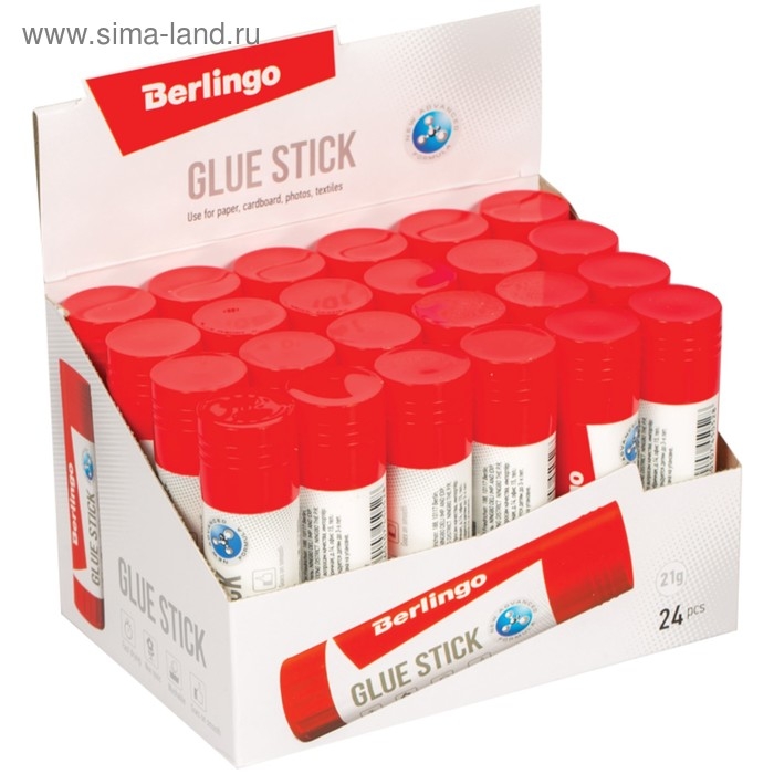 Клей-карандаш, Berlingo, 21г Клей-карандаш, Berlingo, 21г