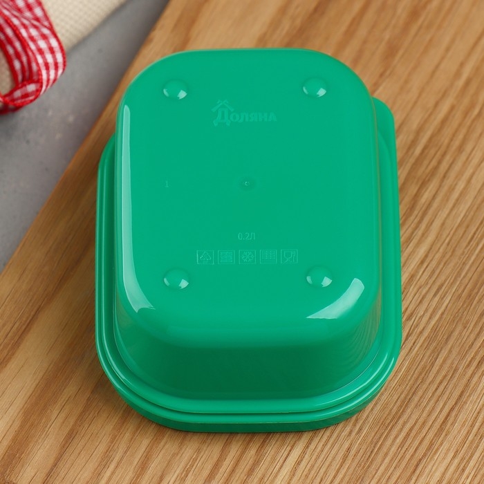 Ланч-бокс прямоугольный FoodVibes «Палитра вкуса», 150 мл