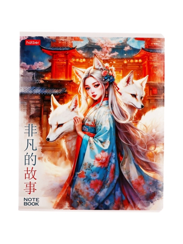 Тетрадь 48 листов клетка Copybook, картонная обложка, 5 видов МИКС