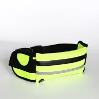 Сумка для бега на молнии, зелёная