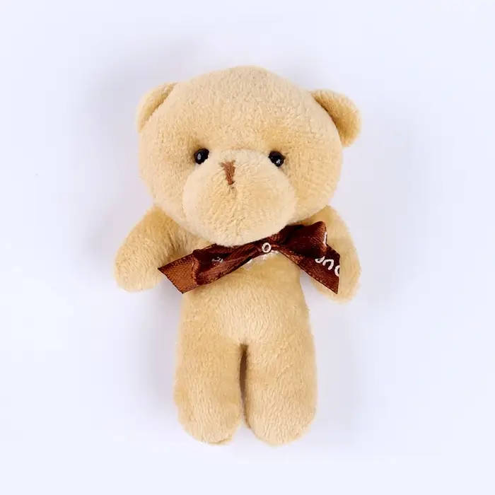 Мягкая игрушка &laquo;Медведь&raquo;, с бантом, 11 см, цвет МИКС