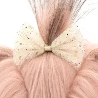 Мягкая игрушка Lucky Yoyo, в золотом пуховике, с каркасом 37 см