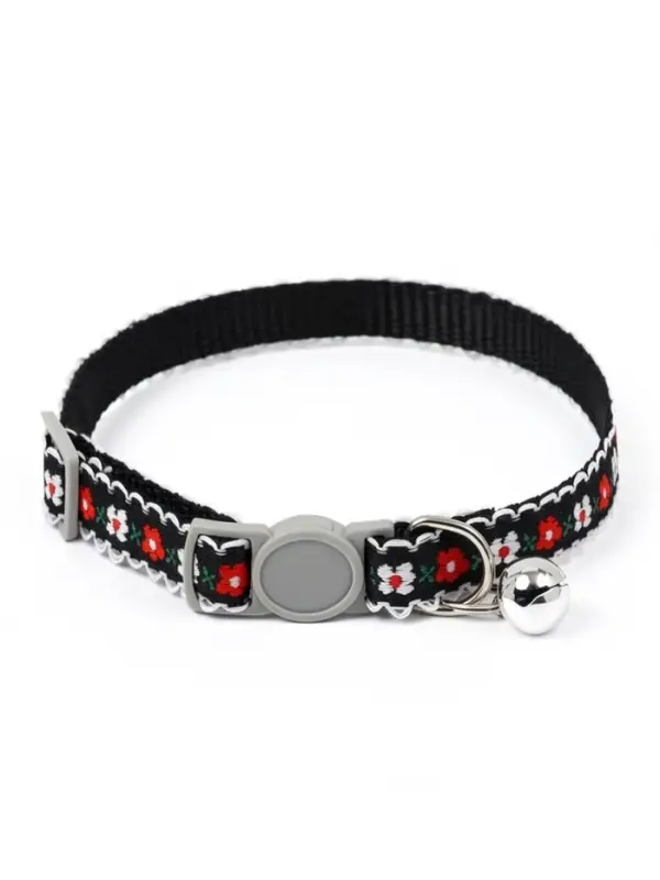 Набор ошейников для кошек &laquo;По-полюшку&raquo;, 30&times;1 см, оранжевый, чёрный