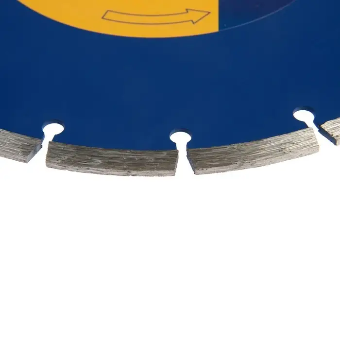 Диск алмазный отрезной ТУНДРА, сегментный, сухой рез, 230&times;22 мм