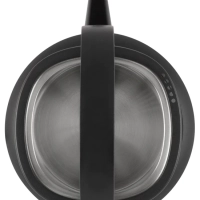 Чайник HYK-S2042 0.6л. 1000Вт черный (металл)