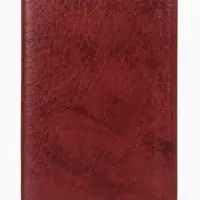 Обложка для военного билета, искусственная кожа, с гербом, 9.3&times;0.3&times;13.3 см, бордовая