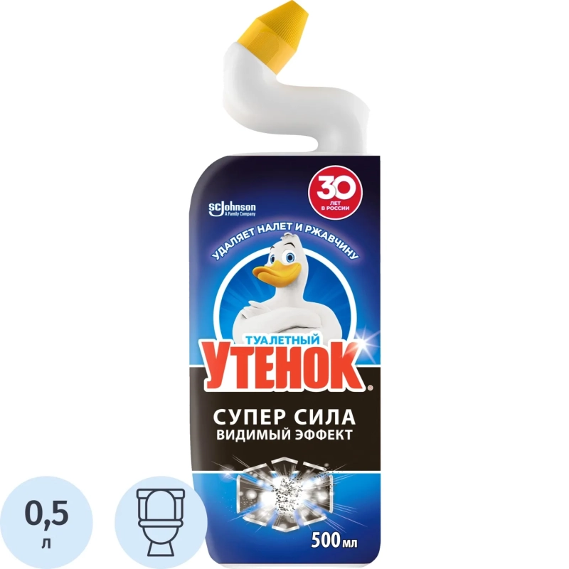 Средство для сантехники УТЕНОК Супер Сила Видимый Эффект 500мл.
