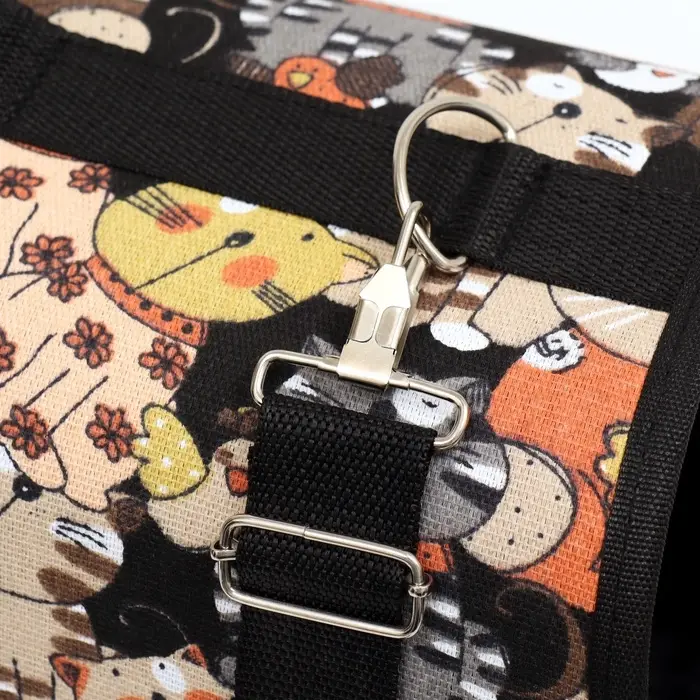 Сумка - переноска каркасная &laquo;Кошки&raquo;, размер S, 37.5&times;17&times;22 см