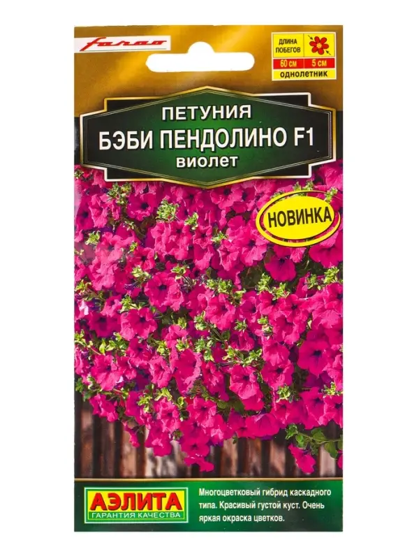 Семена цветов Петуния Бэби пендолино F1 виолет (драже) С. Farao , Ц/П,5 шт. Семена цветов Петуния Бэби пендолино F1 виолет (драже) С. Farao , Ц/П,5 шт.