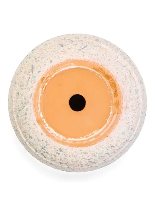 Горшок цветочный с поддоном 0,8 л, белый керамика Горшок цветочный с поддоном 0,8 л, белый керамика "Пряности" (М)