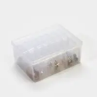 Органайзер для украшений QF, антиокислительный на 14 ячеек, 16.5&times;12&times;6 см, прозрачный