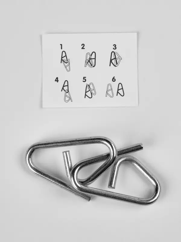 Puzzle Головоломка металлическая, лошадки стикеры,  МИКС