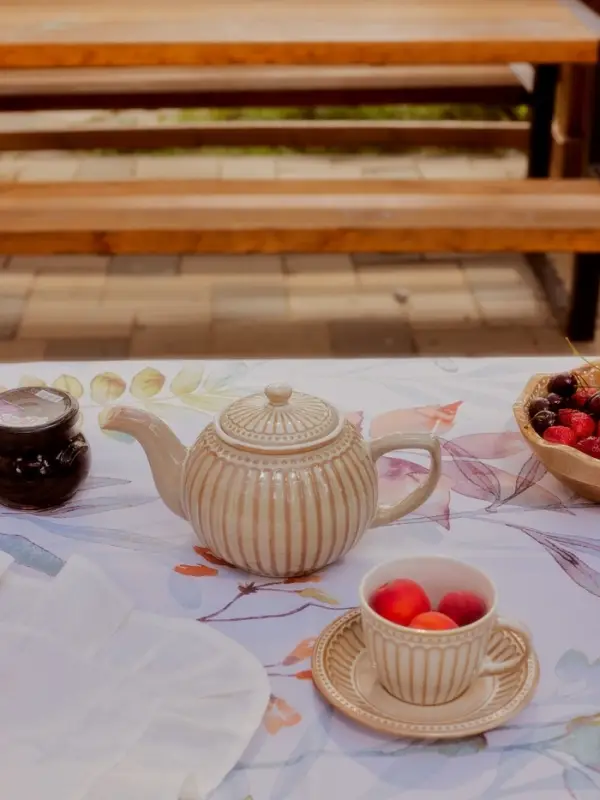 Заварочный чайник Доляна &laquo;Винтаж&raquo;, 1.1 л, керамика, бежевый