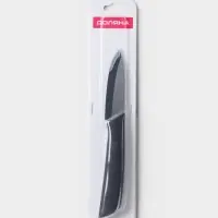 Нож кухонный керамический Black, лезвие 7.5 см, ручка софт тач, чёрный