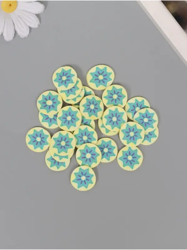 Декор для творчества PVC Декор для творчества PVC "Яблоко в разрезе" набор 20 гр 0,3х2х2 см