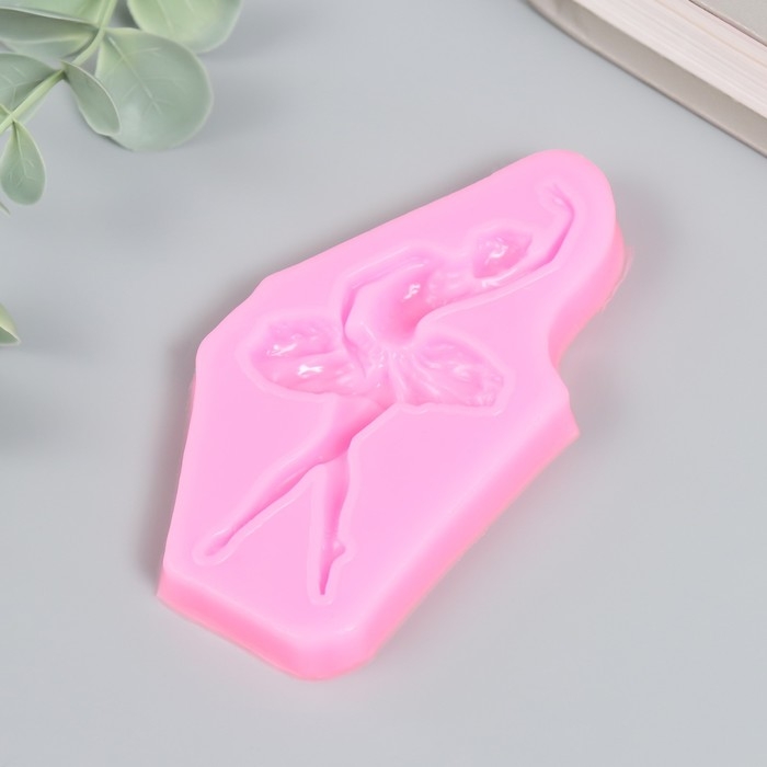 Молд силикон "Балерина" 0,8х8,5х8,5 см, МИКС