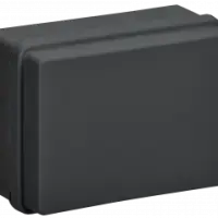 Коробка распаячная КМ41242 для открытой проводки  150х110х70мм IP55 10 гермовводов черная (RAL 9005)IEK