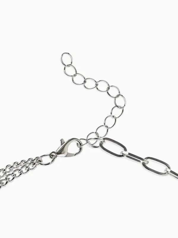 Цепь &laquo;Карабин&raquo;, L=40 см, цвет серебро