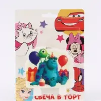 Свеча в торт 8&times;8 см, &laquo;Монстры&raquo;