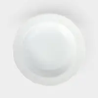 Тарелка глубокая Добрушский завод &laquo;Бельё&raquo;, d=22 см, 350 мл, фарфор, белая