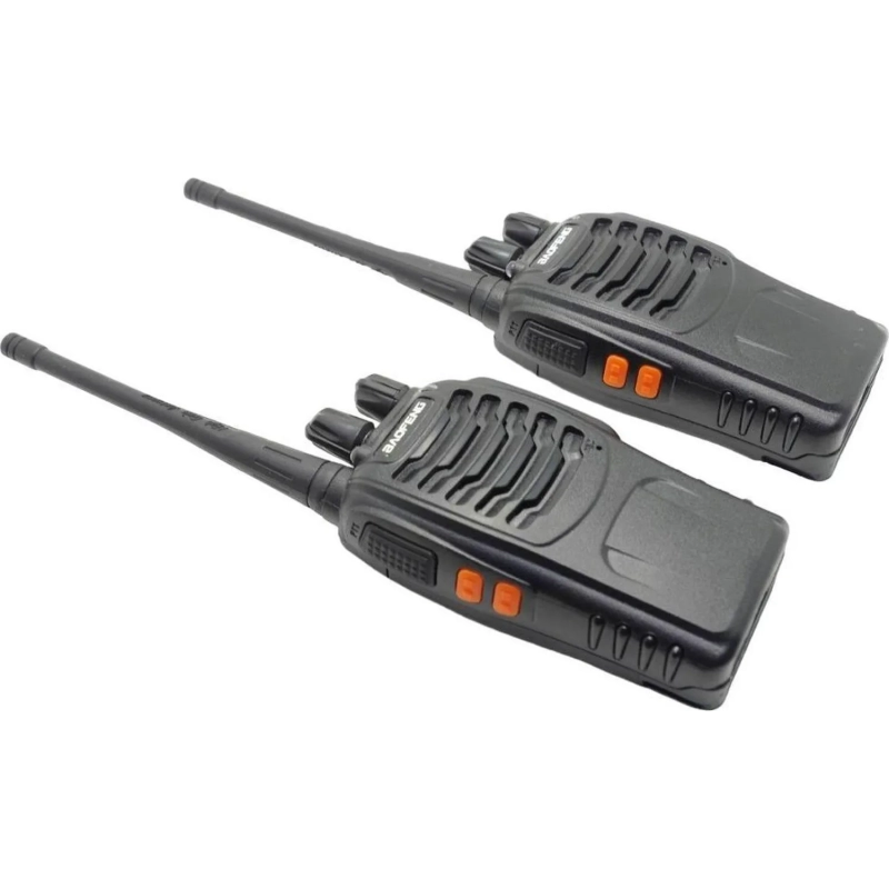 Рация BAOFENG BF-888S (5 Вт) 1500 mAh, комплект из 2-х шт