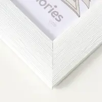 Фоторамка для фото 15х21 см "Luxe Elegance" пластик, белый, (пластик экран)