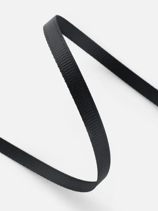 Лента репсовая, 6 мм, 23&plusmn;1 м, чёрная №39