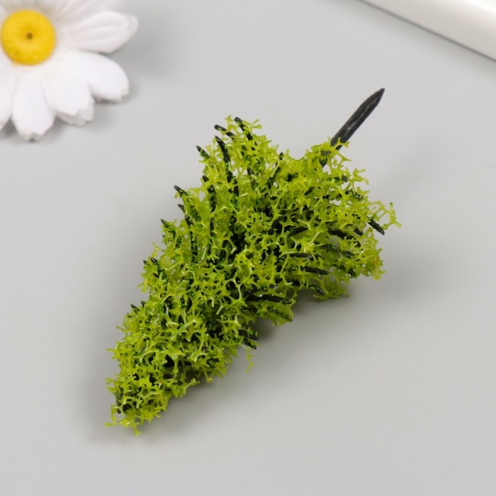 Искусственное растение для творчества пластик  Искусственное растение для творчества пластик "Ель" светло-зелёная 10 см