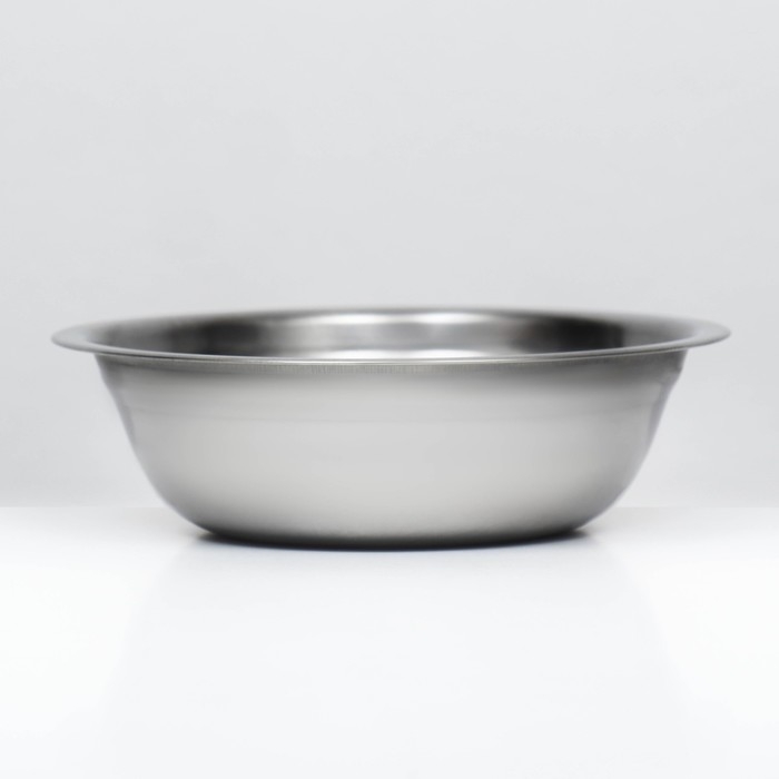Миска металлическая эконом, 0,85 л, 21 х 6 см Миска металлическая эконом, 0,85 л, 21 х 6 см