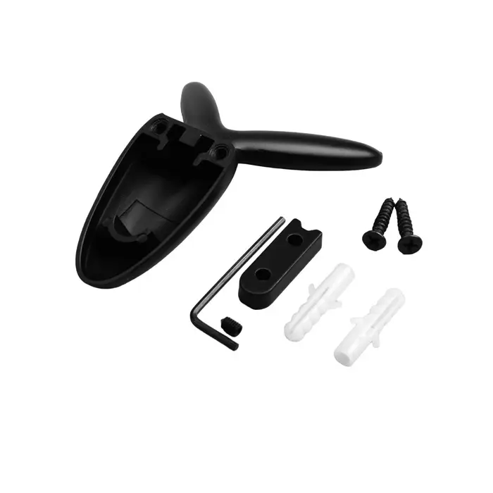 Крючок мебельный CAPPIO RABBIT, двухрожковый, цвет черный