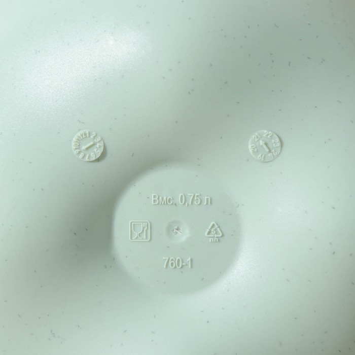 Контейнер пищевой Eco Style, 580 мл, пластик, цвет микс