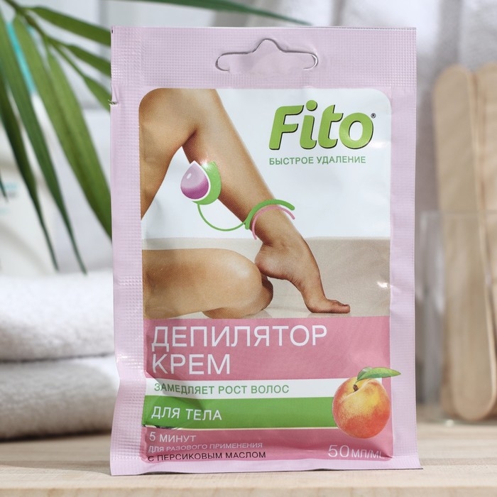 Крем-депилятор Fitoкосметик с персиковым маслом, 50 мл Крем-депилятор Fitoкосметик с персиковым маслом, 50 мл