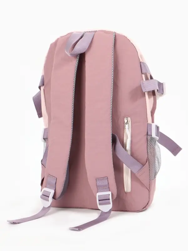 Рюкзак, 1 отделение, 4 кармана, 30&times;14&times;43 см, розовый