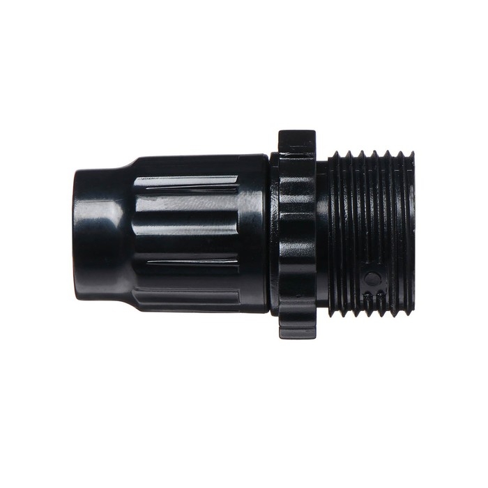 Коннектор для капельной трубки 6 мм, внутренняя резьба 3/4 Коннектор для капельной трубки 6 мм, внутренняя резьба 3/4", пластик, Greengo