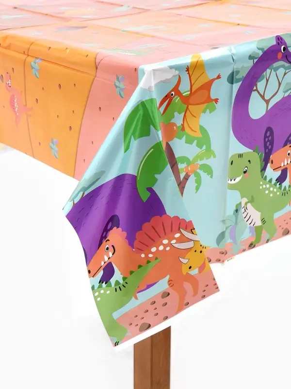 Скатерть одноразовая &laquo;Динозавры&raquo;, 137х183 см