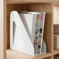 Лоток для бумаг Стамм &laquo;Фаворит&raquo;, А4, вертикальный, 1 отделение, белый, ширина 90 мм