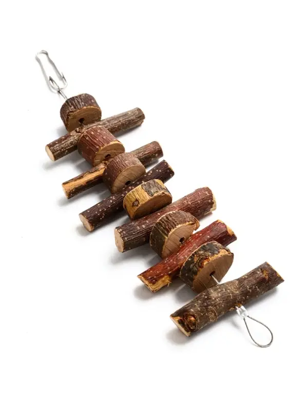 Игрушка для птиц и грызунов Игрушка для птиц и грызунов "Лесенка вверх 2" из дерева, 21 х 5 см