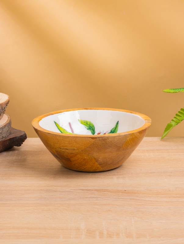 Миска Миска "Лимоны" дерево манго 17,5х17,5х6,5 см