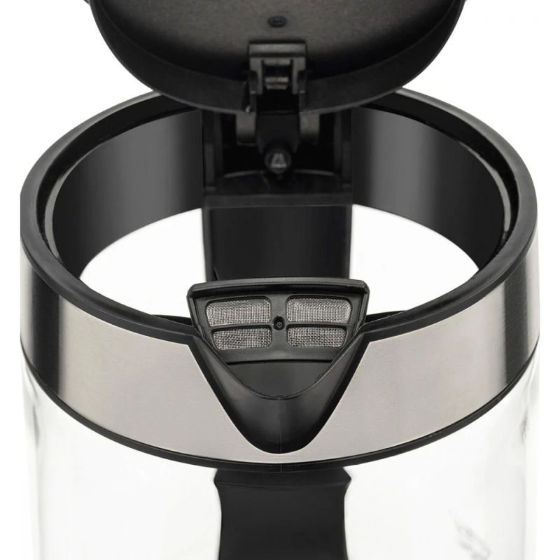 Чайник SCARLETT SC-EK27G101, 2200Вт, электрический 1.8л, стекло, сталь