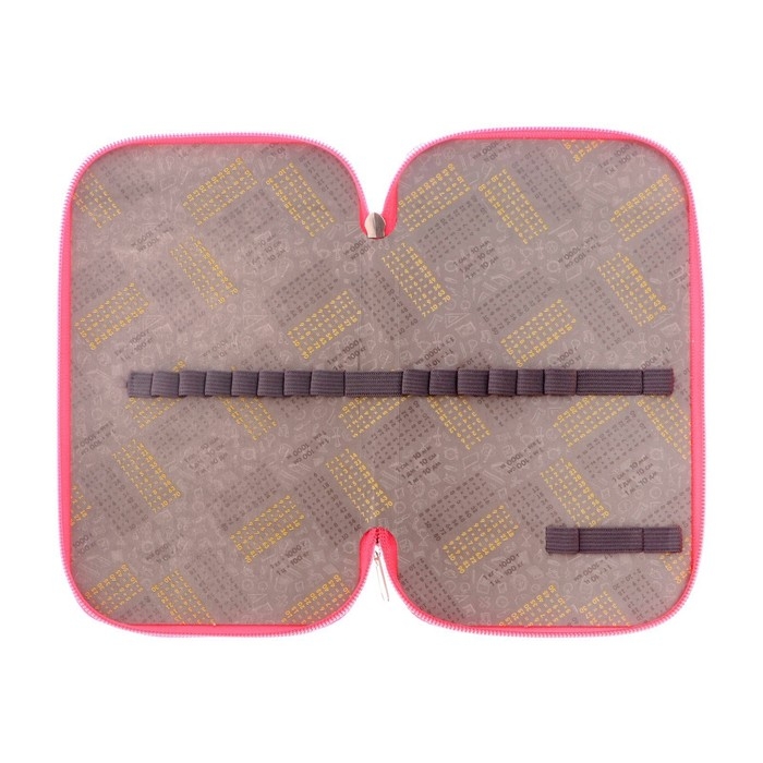 Пенал 2 секции, 125 х 205 х 40 мм, Calligrata 30П26/2 Пенал 2 секции, 125 х 205 х 40 мм, Calligrata 30П26/2 "Аниме девушка", ламинированный картон