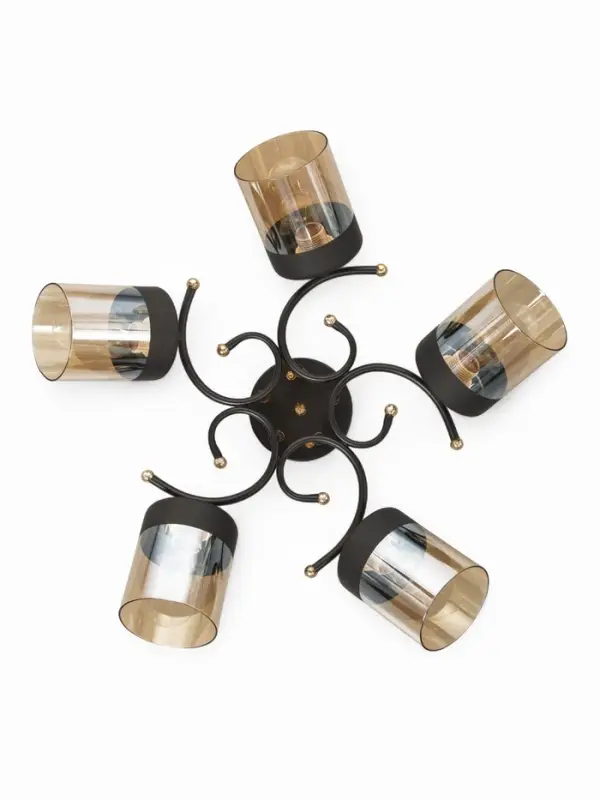 Люстра "Элла" 5хЕ27 40Вт черный 70х70х27 см