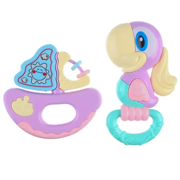 Набор погремушек «Счастливый малыш», 2 шт., Крошка Я Набор погремушек «Счастливый малыш», 2 шт., Крошка Я