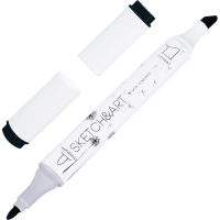 Маркер для скетчей двусторонний SKETCH&ART черный 22-0115