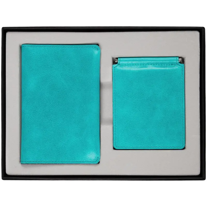 Набор Apache Billfold, бирюзовый Набор Apache Billfold, бирюзовый
