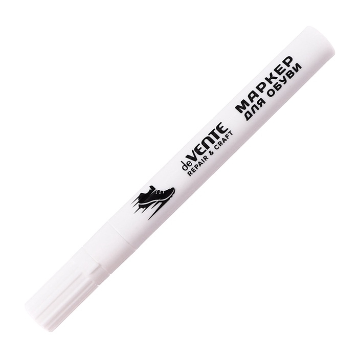 Маркер для кожи, deVENTE. Master Jumbo, линия 4мм, белый матовый Маркер для кожи, deVENTE. Master Jumbo, линия 4мм, белый матовый