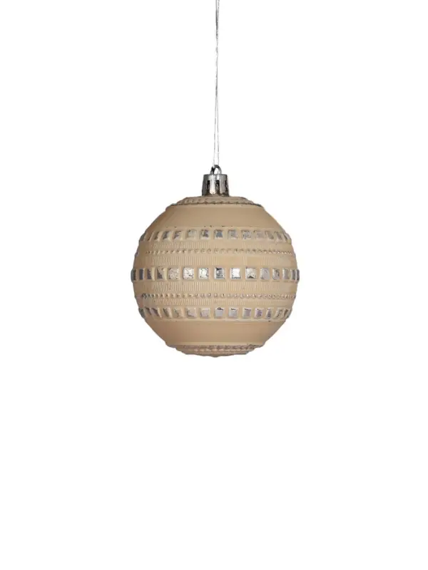 Ёлочные игрушки &laquo;Изыски праздника&raquo;, новогодние, набор 13 шт., белый/золотистый